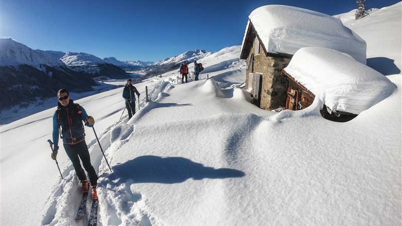 Skialp opening Sankt Moritz