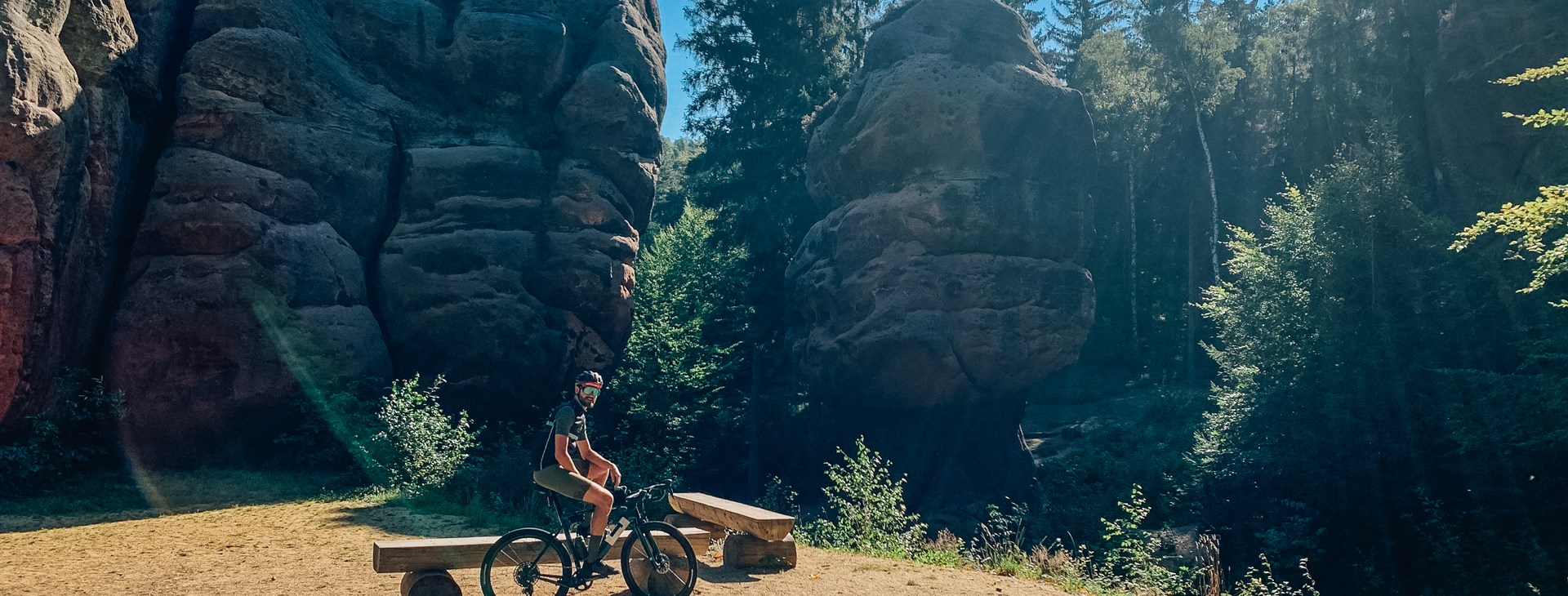 Silniční příprava v Českosaském Švýcarsku