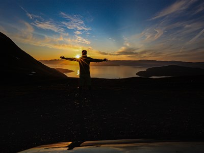 Švédskem a Norskem za polární kruh