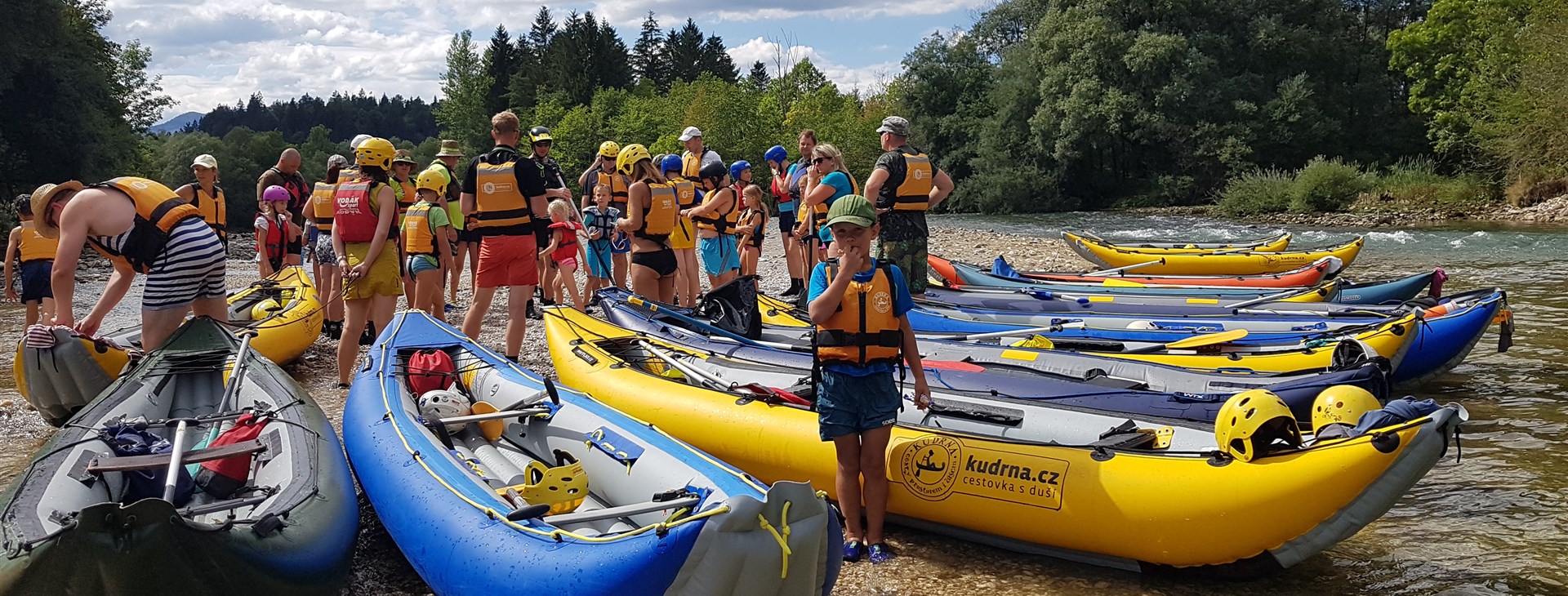 S dětmi po slovinských řekách