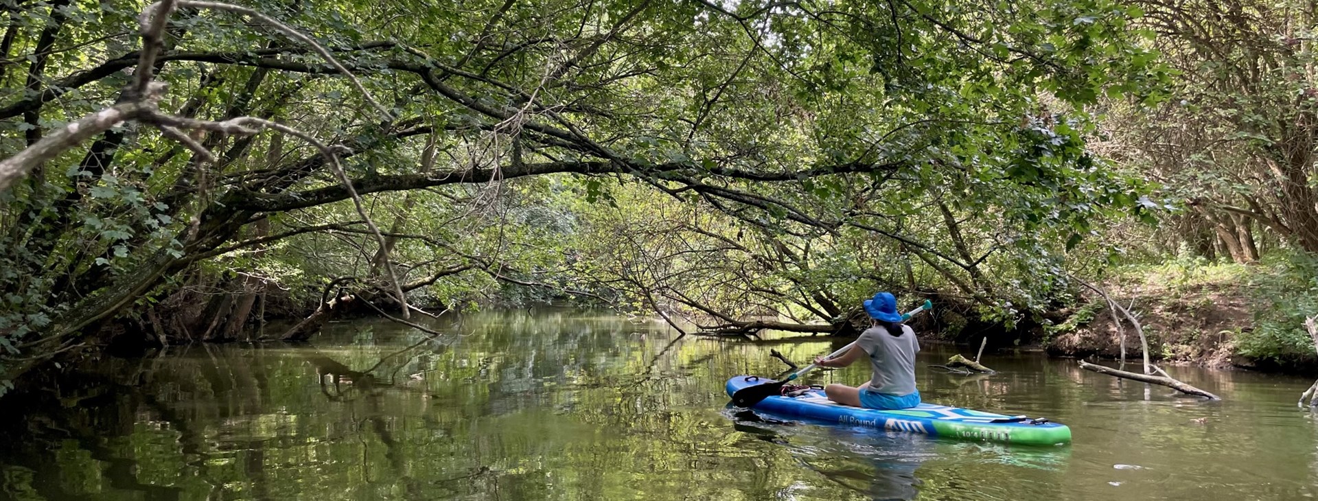 Na paddleboardu po moravské Amazonce