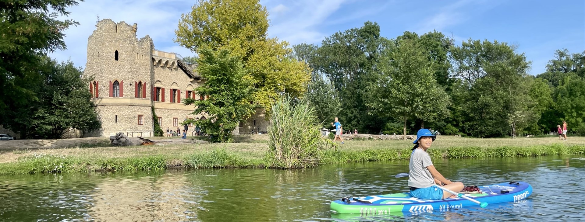 Na paddleboardu po moravské Amazonce